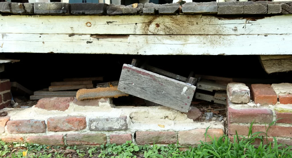 Problemas ocultos de cimentación en una casa
